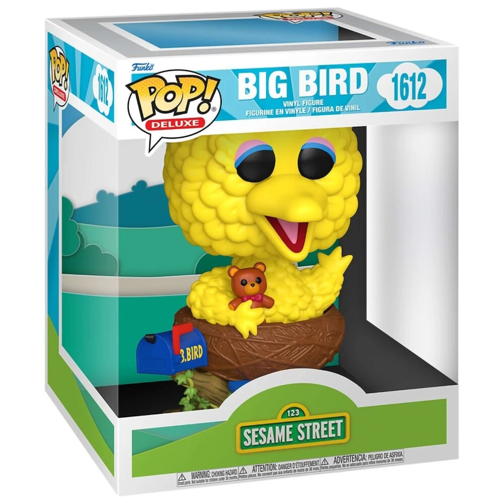 Фигурка Funko POP! Deluxe Sesame Street S3 Big Bird in Nest - 80141 - фото 2