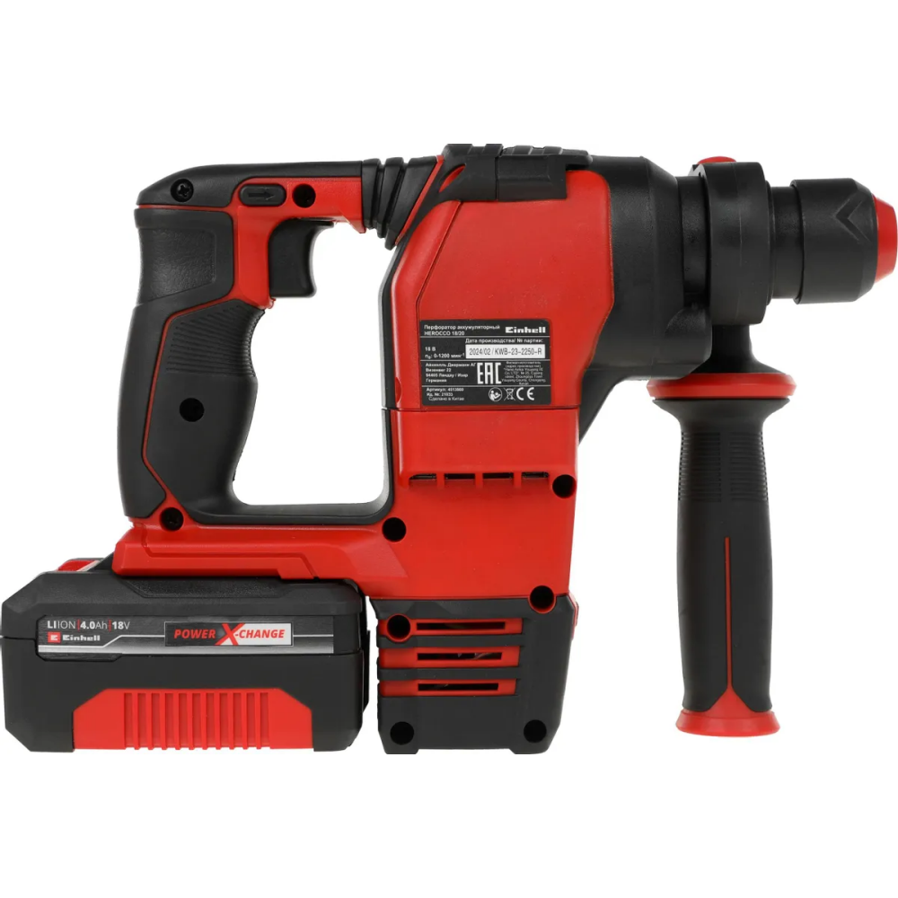 Перфоратор Einhell PXC HEROCCO (4513900SET) - фото 4