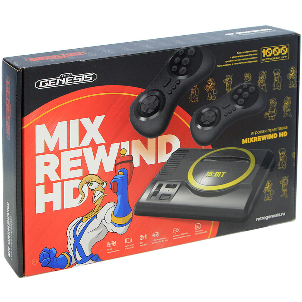 Игровая консоль SEGA Retro Genesis MixRewind HD (1000 встроенных игр) - ConSkDn128 - фото 6