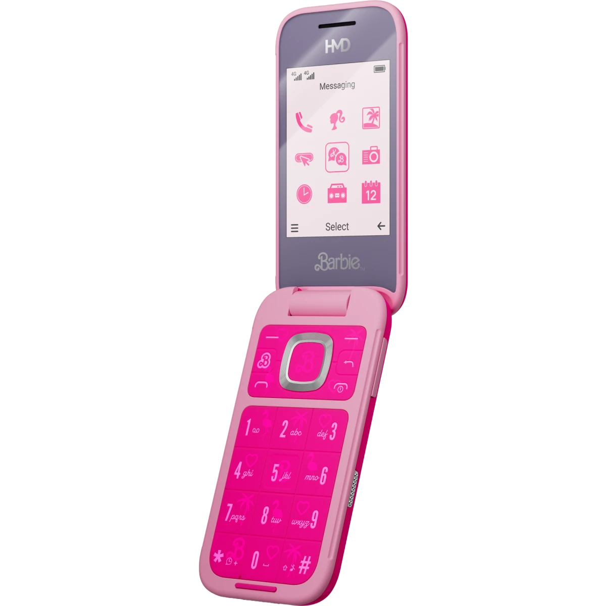 Телефон HMD Barbie Phone Power Pink - 1GF030APC1C01 - фото 5