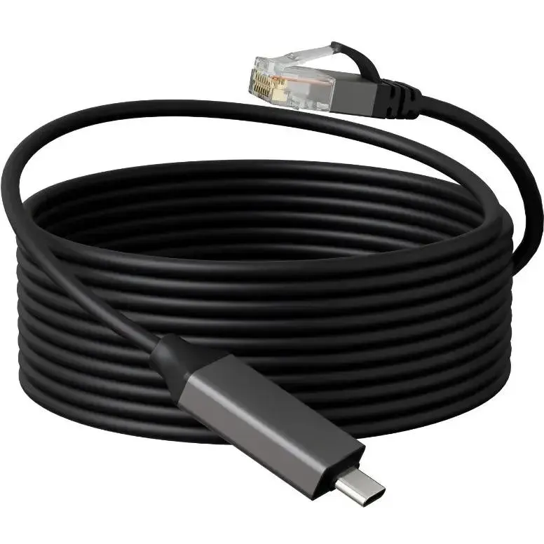 Кабель USB Type-C - RJ-45, 2м, Buro BU-USB-C-LAN100-2M