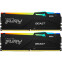 Оперативная память 32Gb DDR5 6000MHz Kingston Fury Beast Black RGB (KF560C30BBAK2-32) (2x16Gb KIT)