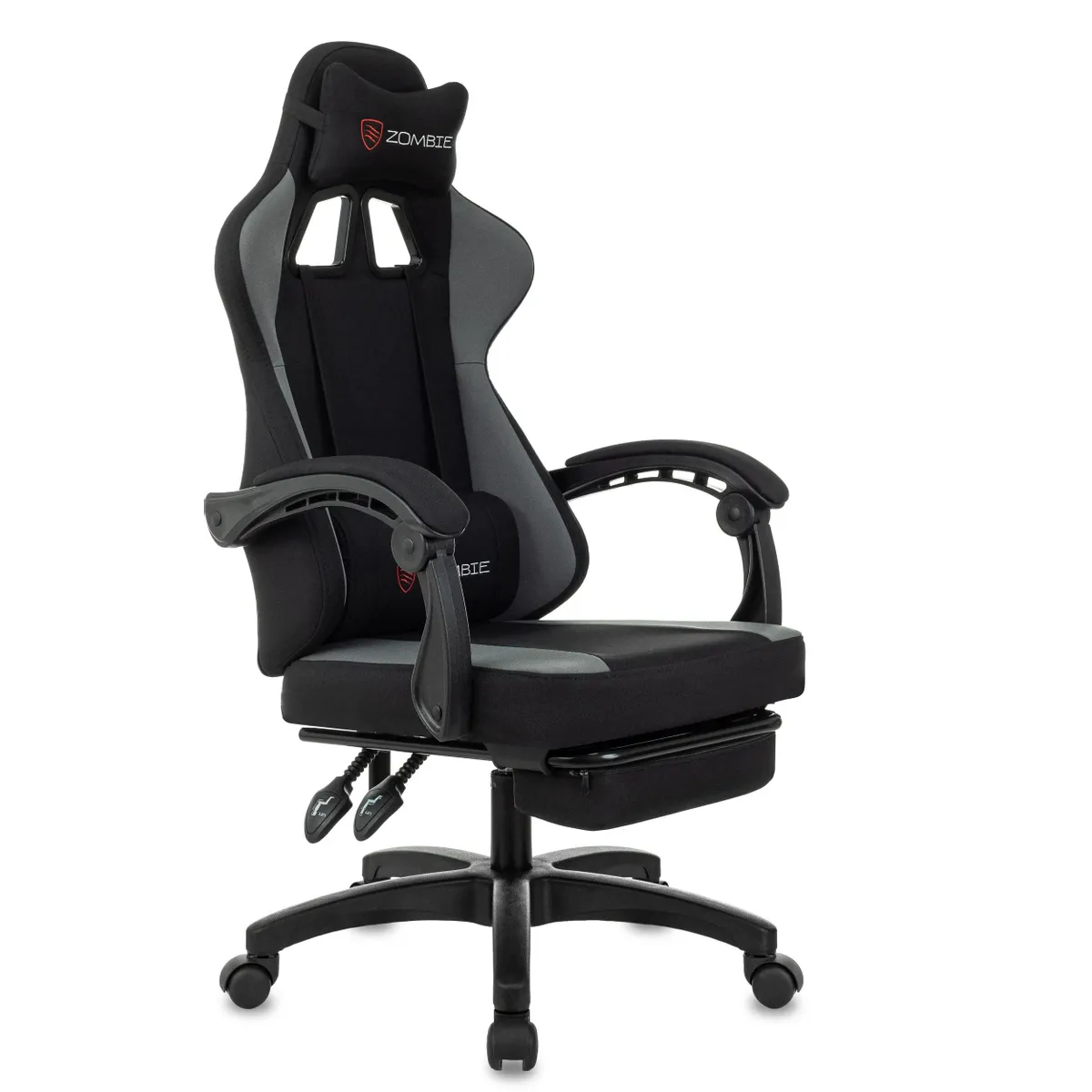 Игровое кресло Бюрократ Zombie Weaver Black/Gray