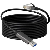 Кабель USB - RJ-45, 2м, Buro BU-USB-A-LAN100-2M