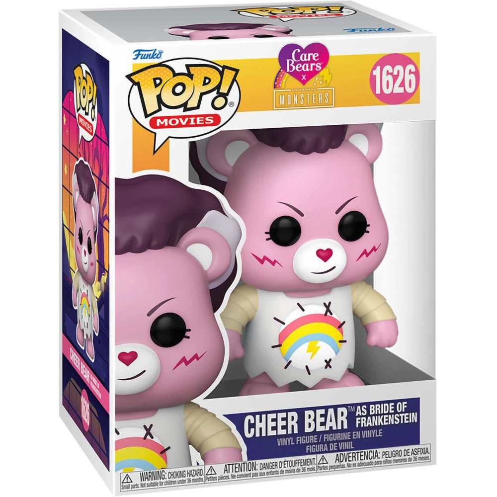 Фигурка Funko POP! Movies Care Bears X U Monsters Cheer Bear as Bride of Frankenstein (1626) - 81537 - фото 2