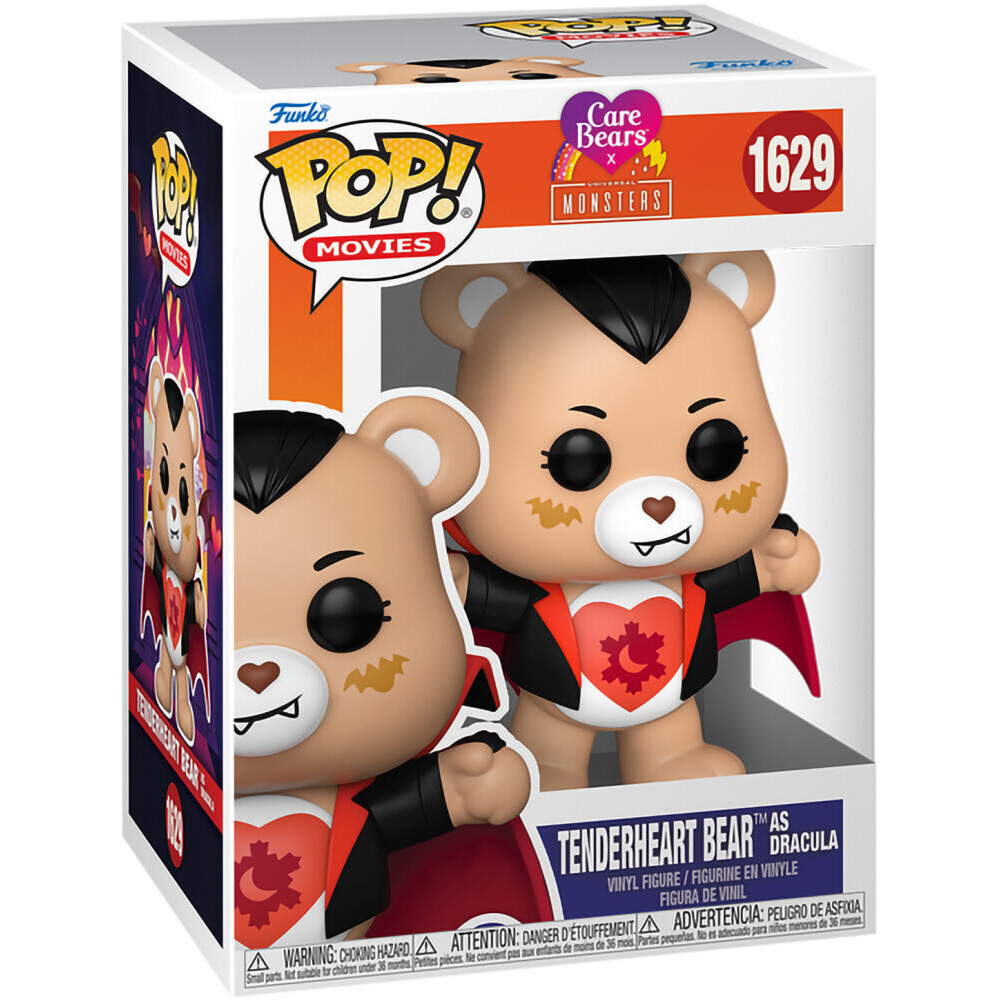 Фигурка Funko POP! Movies Care Bears X U Monsters Tenderheart Bear as Dracula (1629) - 81539 - фото 2