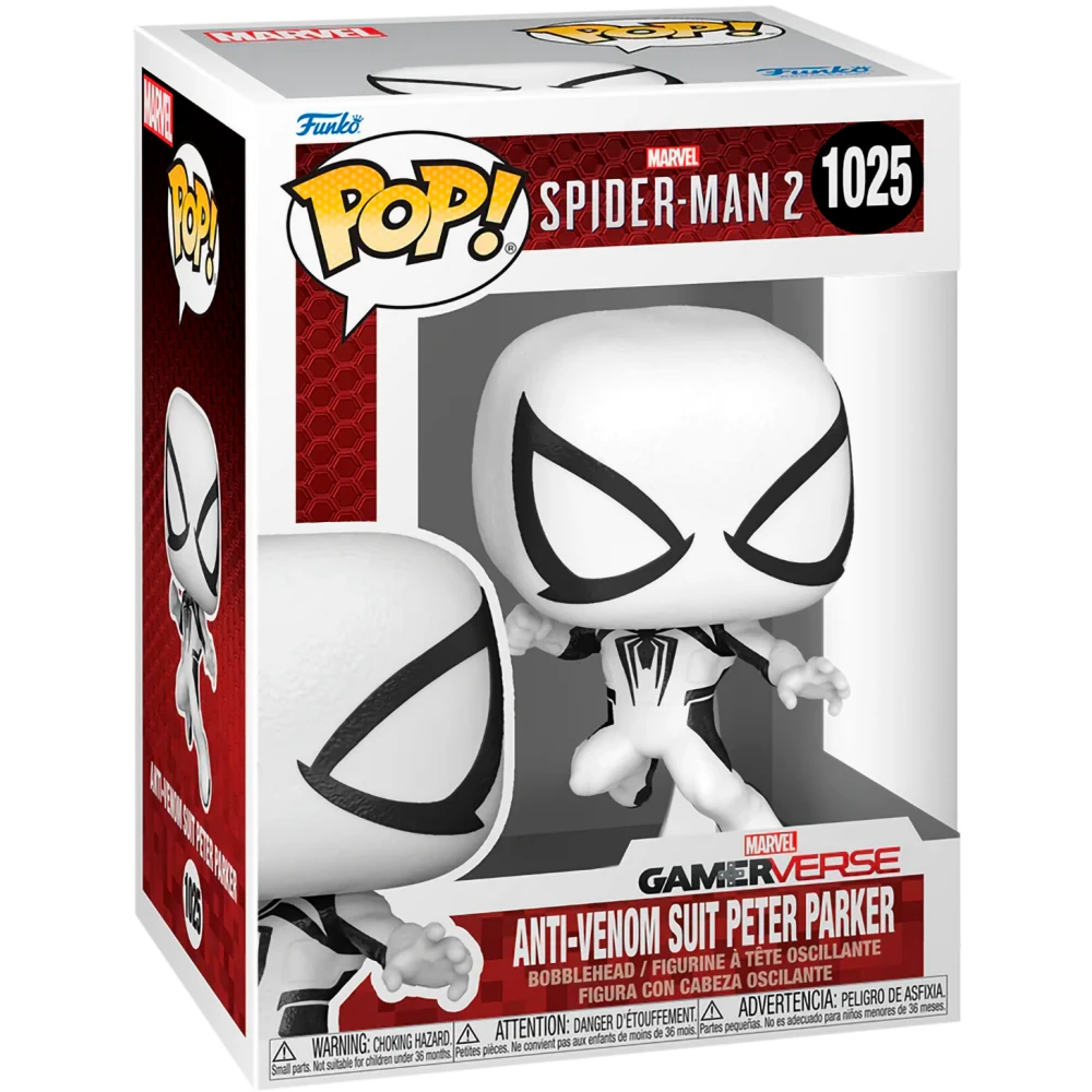 Фигурка Funko POP! Bobble Marvel Games Spider-Man 2 Anti-Venom Suit Peter Parker - 80327 - фото 2