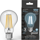 Филаментная лампочка Gauss Filament Elementary 4100K (18 Вт, E27) 10 шт. (102902218)