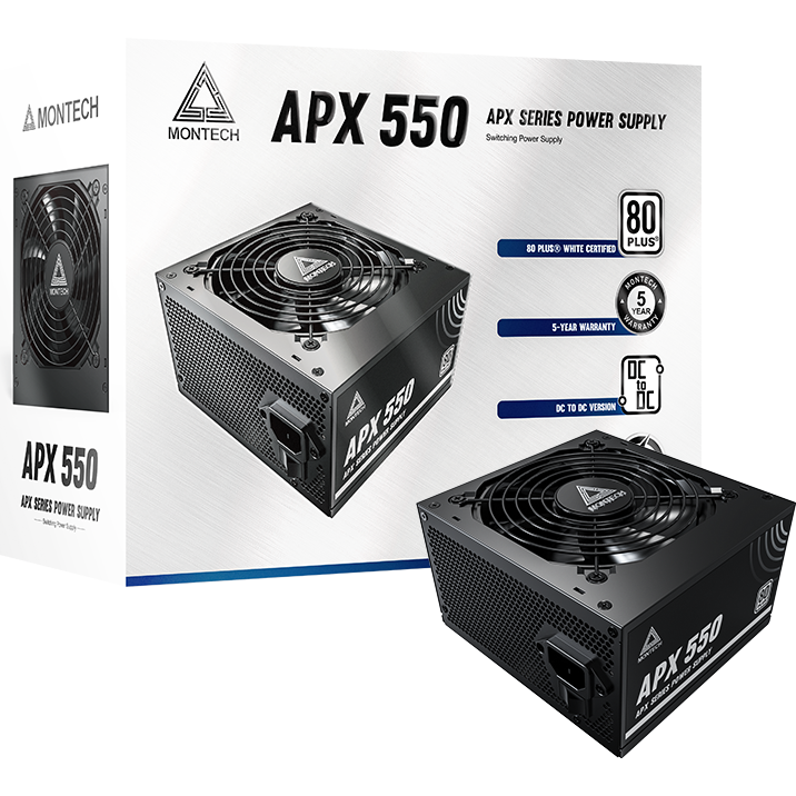 Блок питания 550W MONTECH APX 550 - XWYA11-550W - фото 5