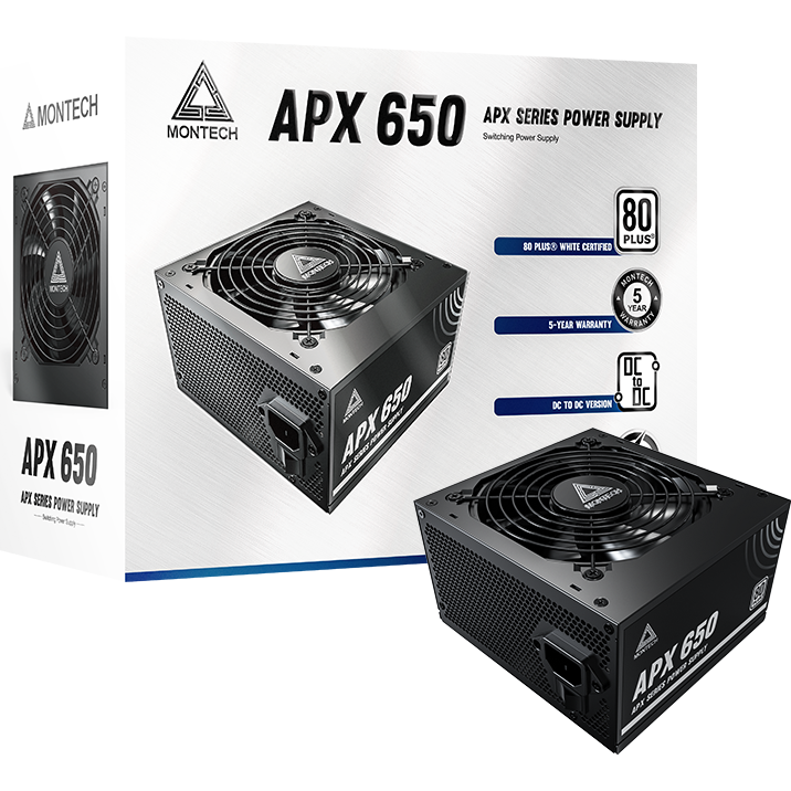 Блок питания 650W MONTECH APX 650 - XWYA11-650W - фото 5