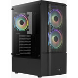 Корпус AeroCool Quantum Mesh-G-BK-v3 Black (EN58580)