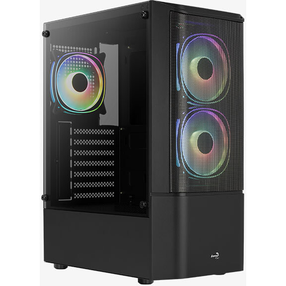 Корпус AeroCool Quantum Mesh-G-BK-v3 Black - EN58580