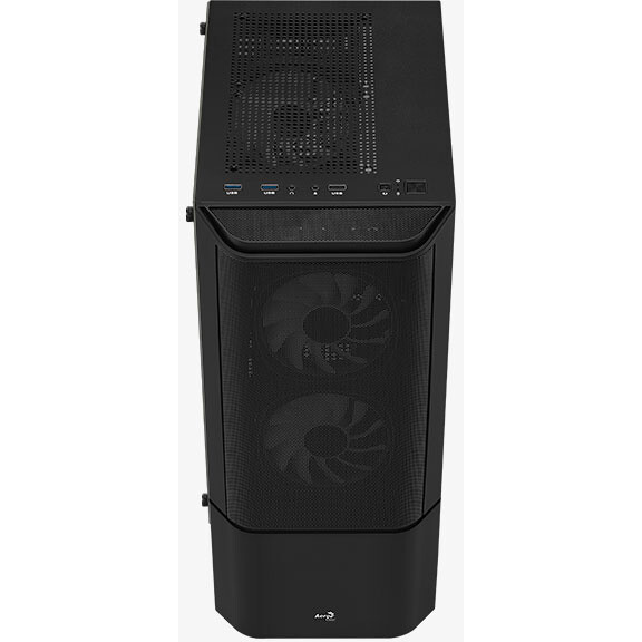Корпус AeroCool Quantum Mesh-G-BK-v3 Black - EN58580 - фото 6