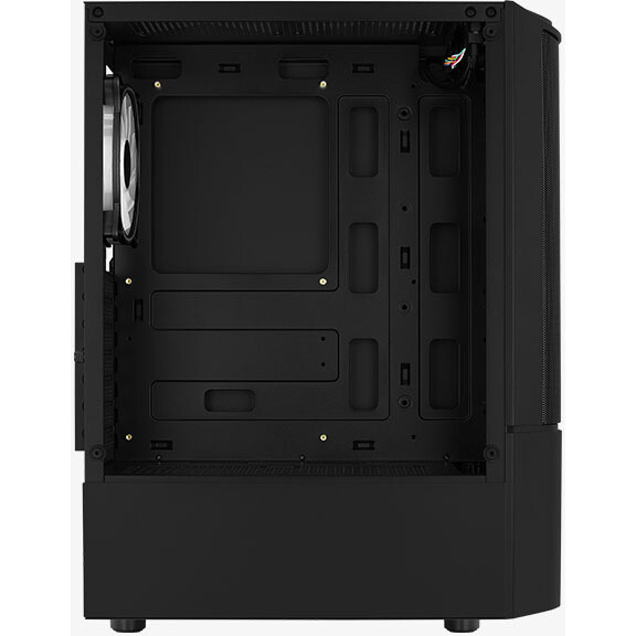 Корпус AeroCool Quantum Mesh-G-BK-v3 Black - EN58580 - фото 8