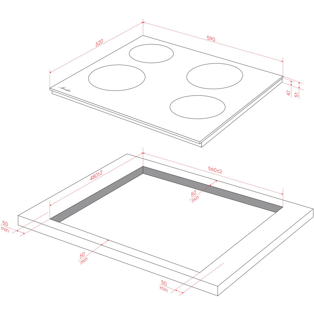 Электрическая варочная панель Monsher MHE 6003 - фото 5