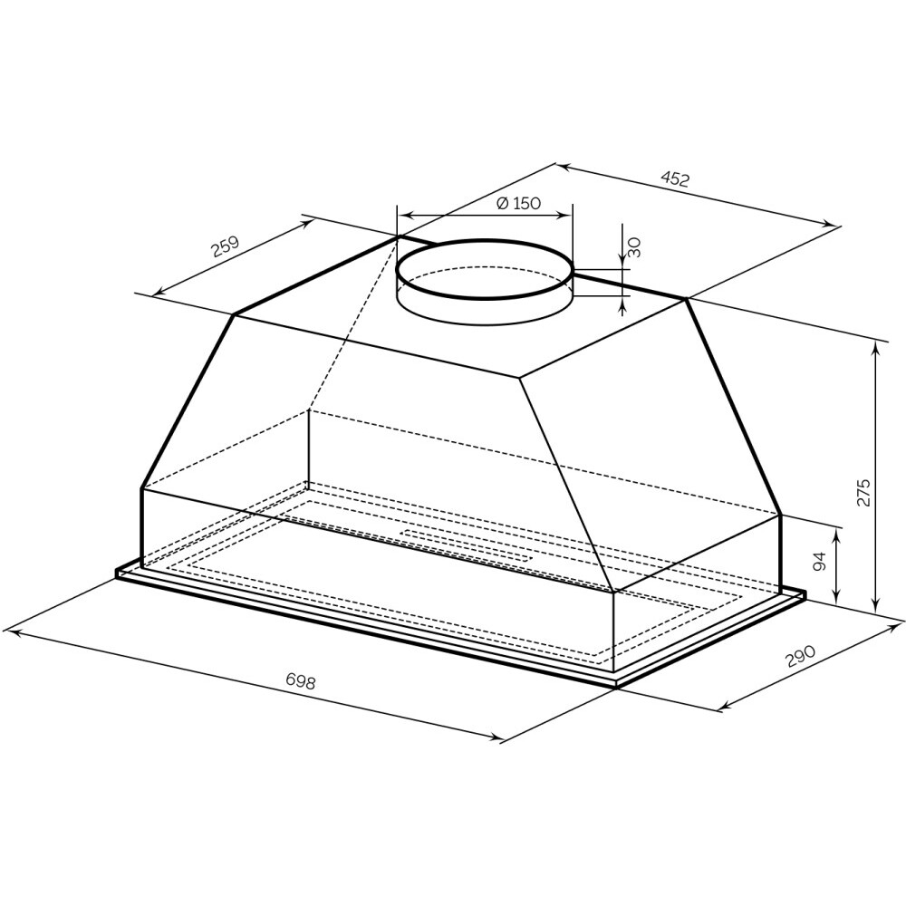 Вытяжка LEX Hyper 900 GS WH - CHAT000157 - фото 3