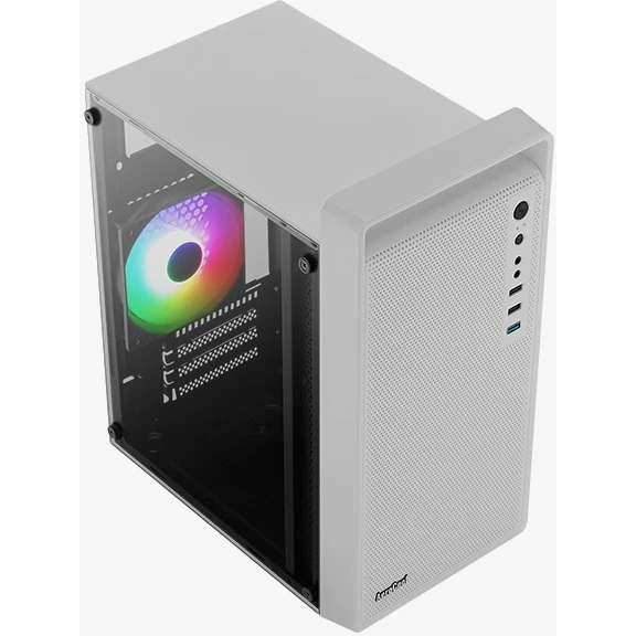 Корпус AeroCool CS-109-G-WT-v1 White - EN72383 - фото 4