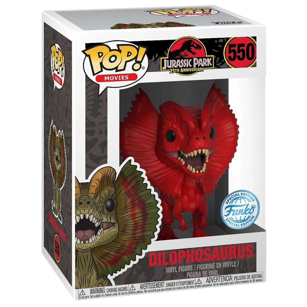 Фигурка Funko POP! Movies Jurassic Park 25th Dilophosaurus (Red) - 32364 - фото 2