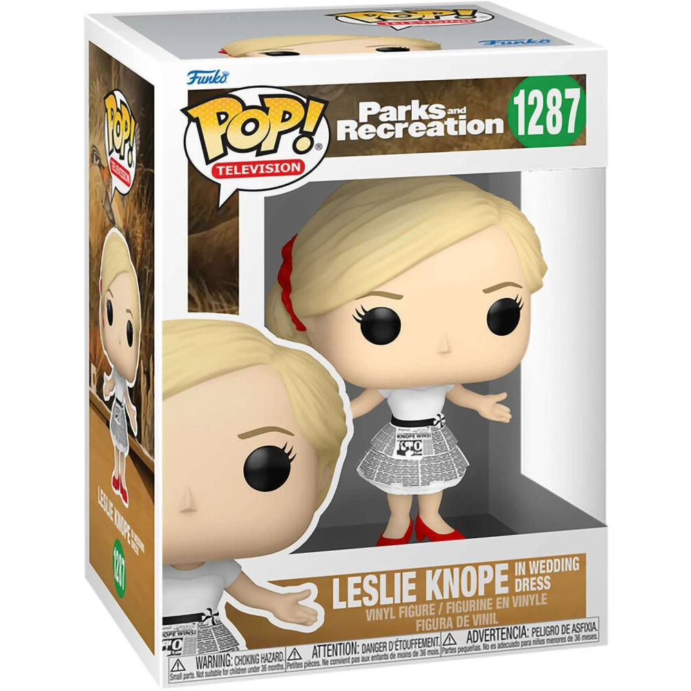 Фигурка Funko POP! TV Parks and Recreation Leslie Knope in Wedding Dress (1287) - 65694 - фото 2
