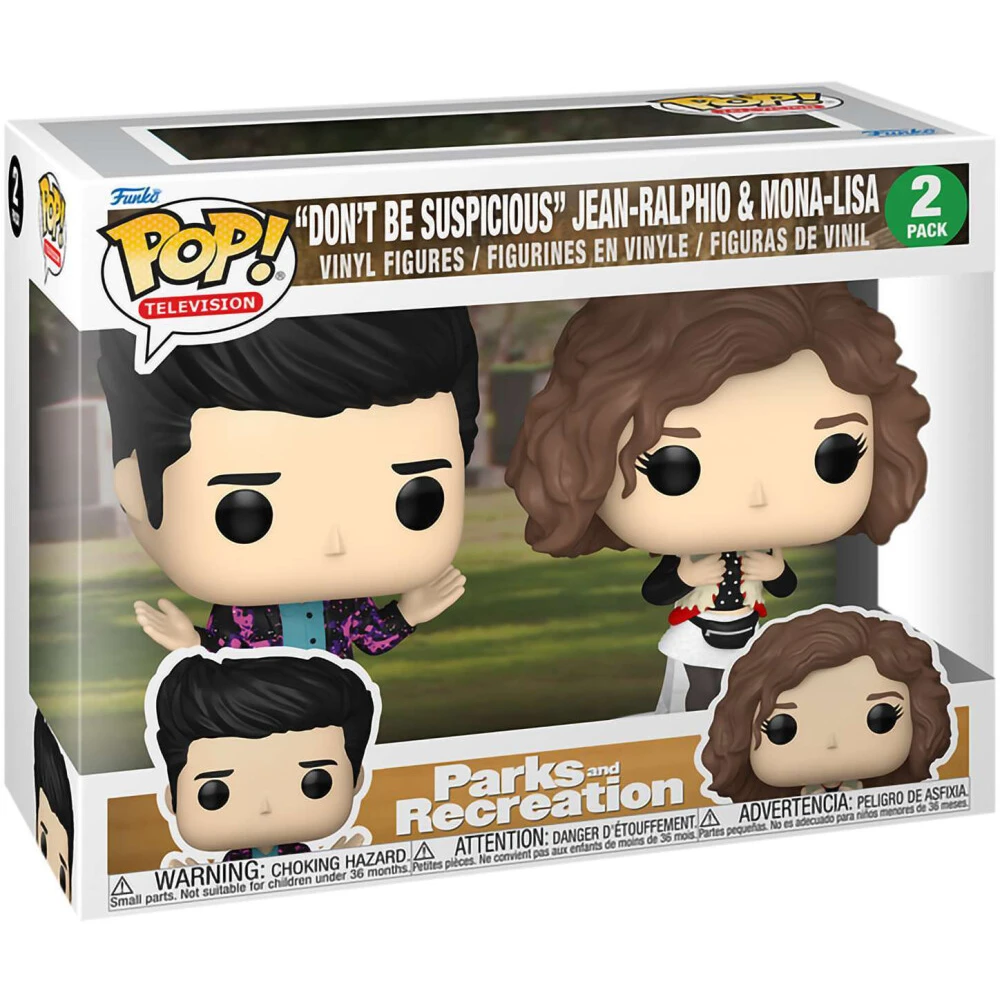 Фигурка Funko POP! TV Parks and Recreation 15th Dont Be Suspicious Jean-Ralphio & Mona-Lisa 2PK - 80174 - фото 2