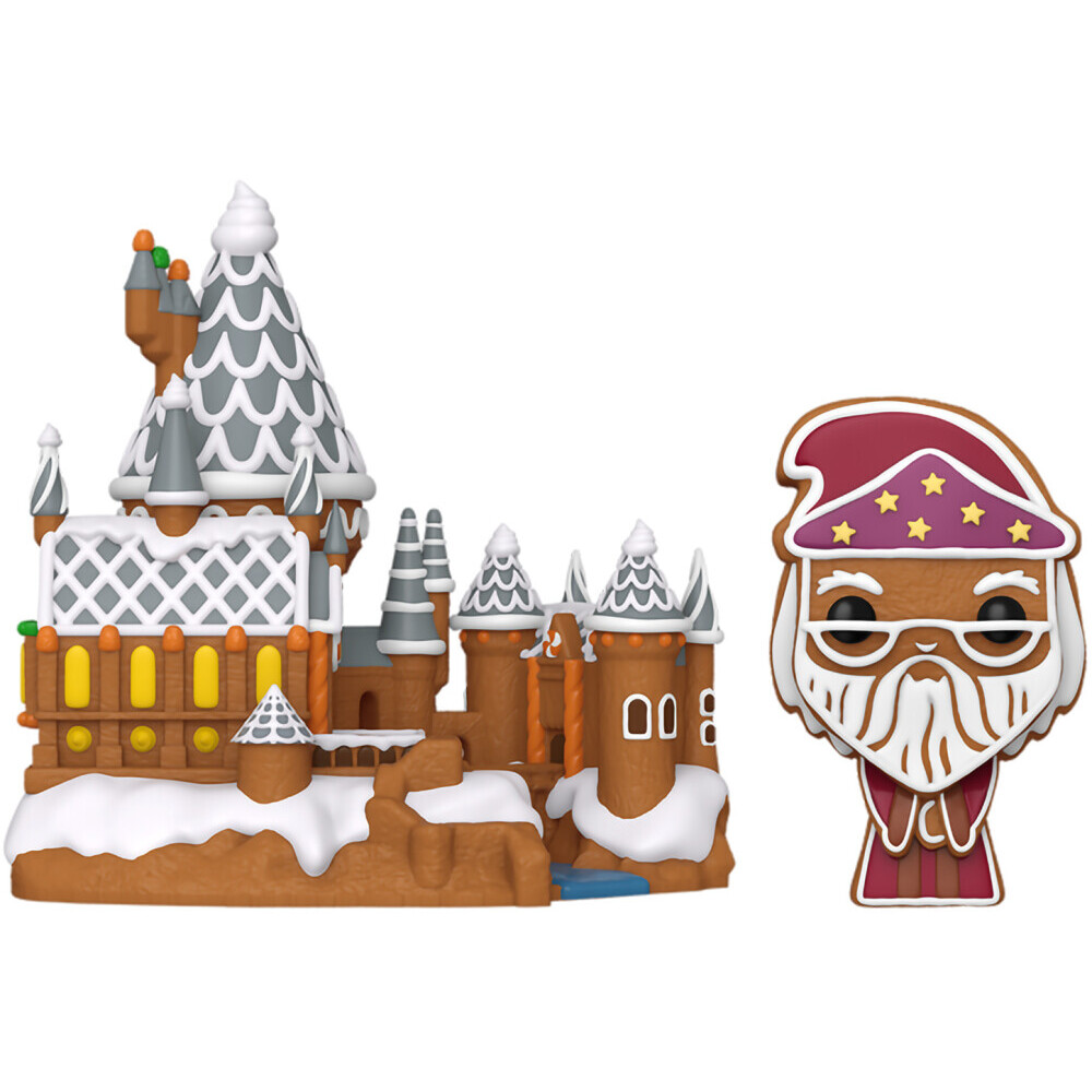 Фигурка Funko POP! Town Harry Potter Gingerbread Albus Dumbledore and Hogwarts