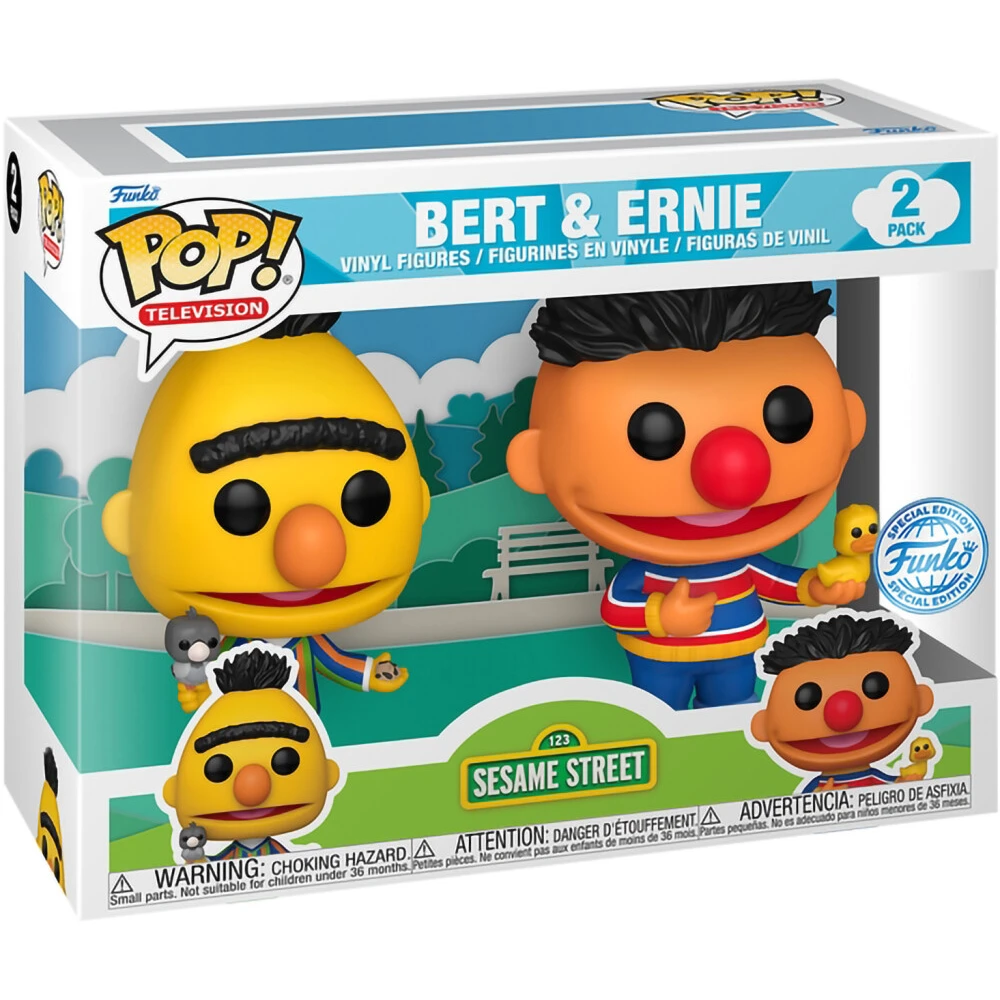 Фигурка Funko POP! Sesame Street Bert and Ernie 2PK - 82870 - фото 2