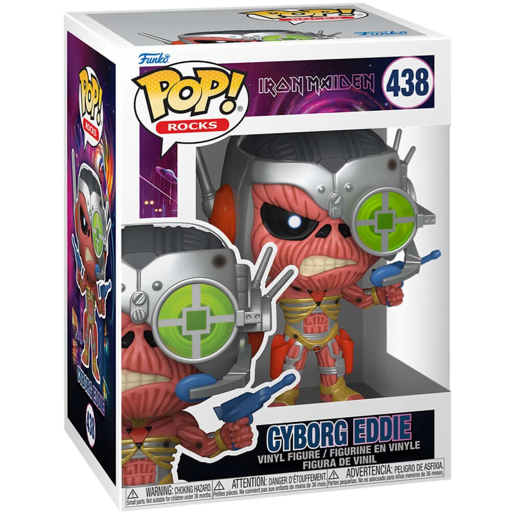 Фигурка Funko POP! Rocks Iron Maiden Cyborg Eddie - 80487 - фото 2