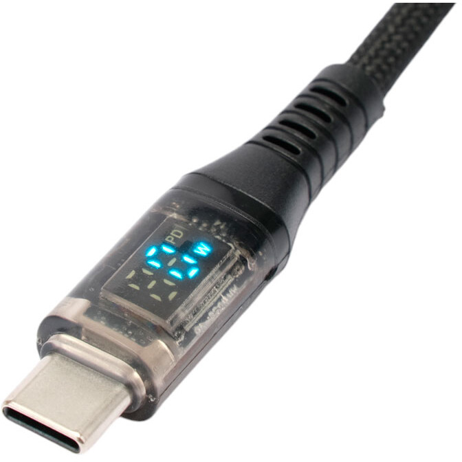 Кабель USB - USB Type-C, 1м, Cablexpert CCP-USB2-AMCM-SCR-1M - фото 3