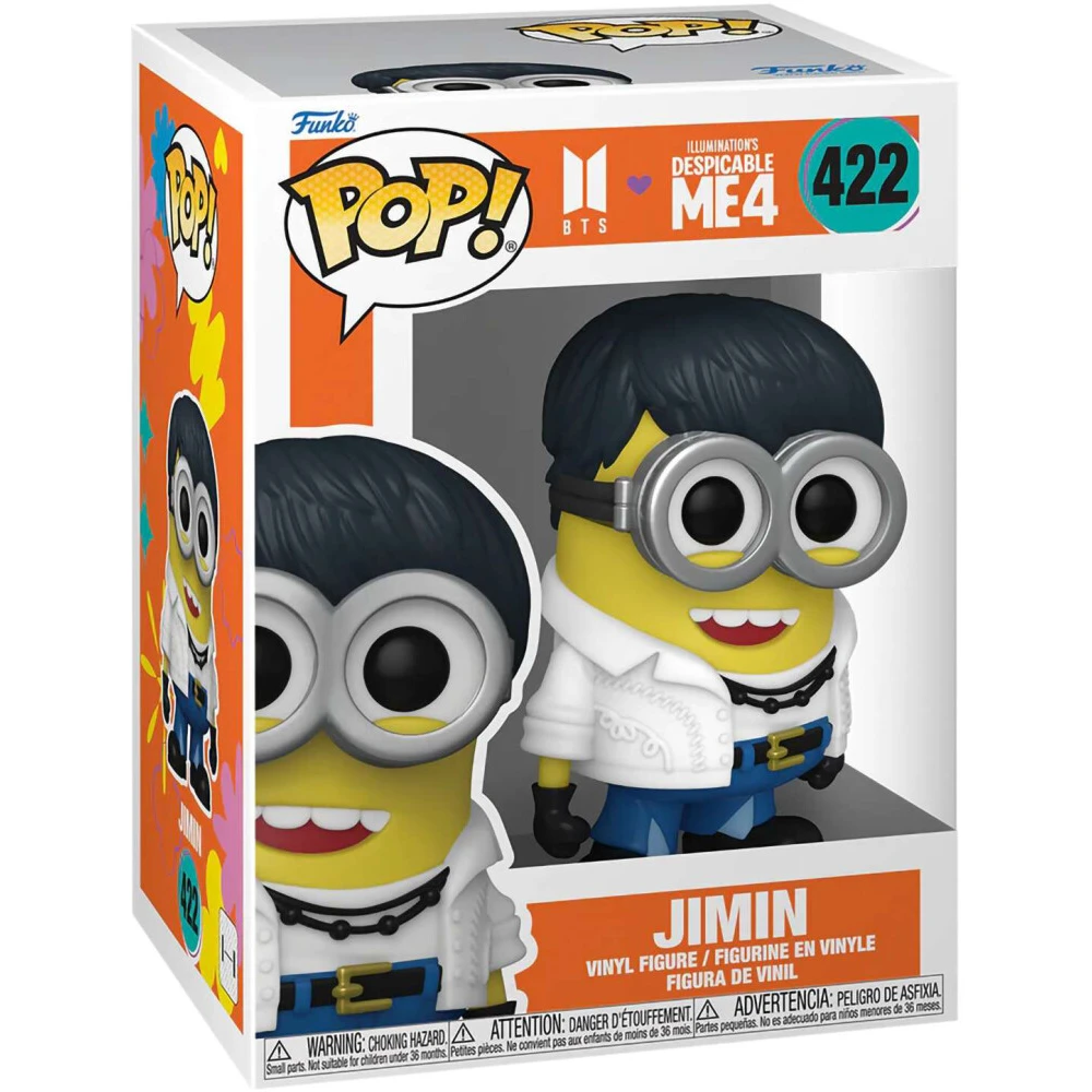 Фигурка Funko POP! Rocks BTS X Despicable Me 4 Jimin - 85964 - фото 2