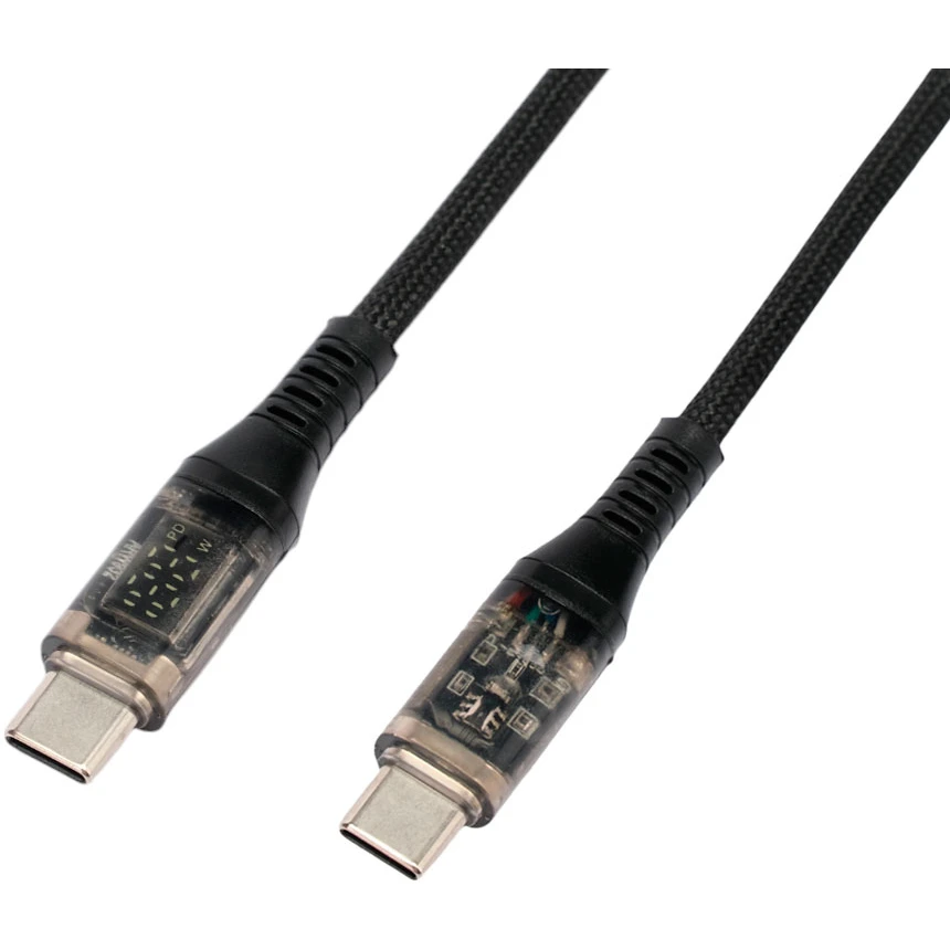Кабель USB Type-C - USB Type-C, 1м, Cablexpert CCP-USB2-CMCM-SCR-1M - фото 2
