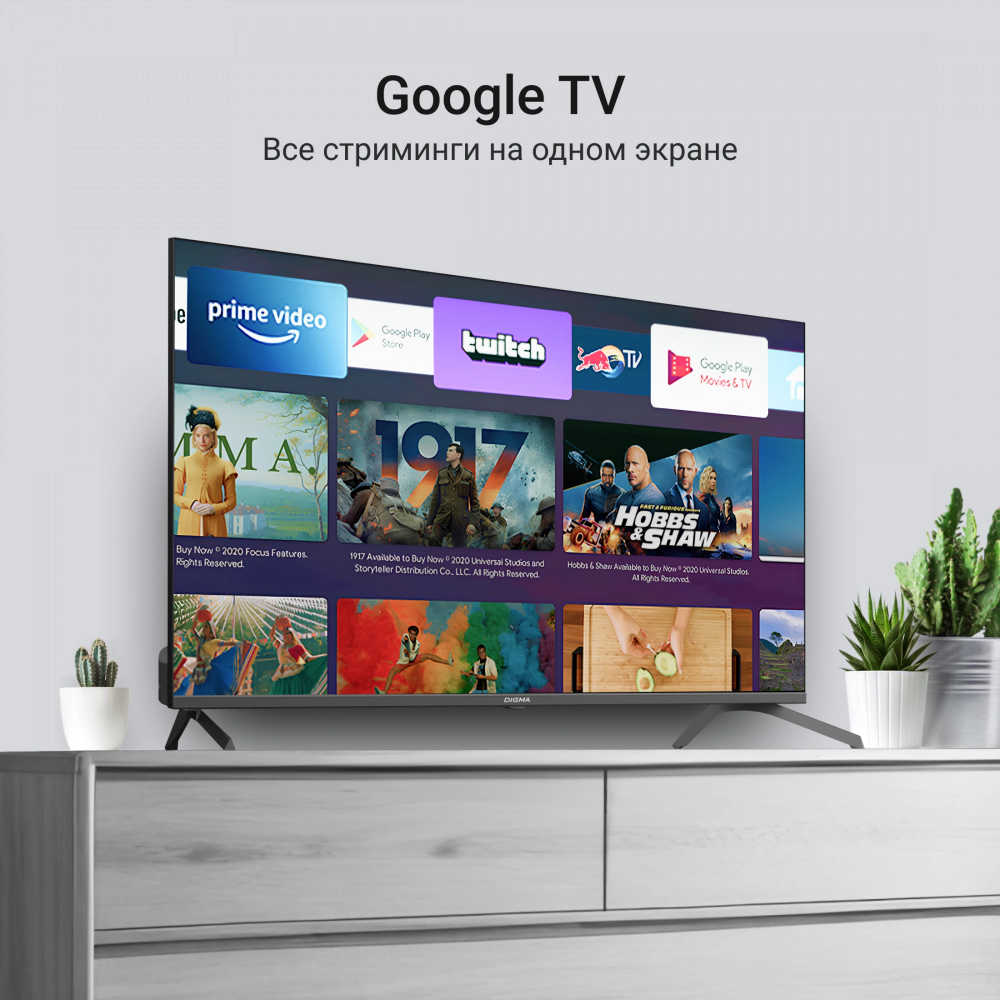 ЖК телевизор Digma 43" DM-LED43UQB31 - фото 3