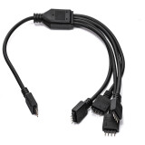 Кабель для корпуса EKWB EK-RGB 4-Way Splitter Cable RGB 4-pin (3830046995353)