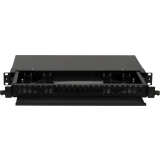 Оптический кросс NIKOMAX NMF-RP24LCUM2-TS-P1-1U-BK