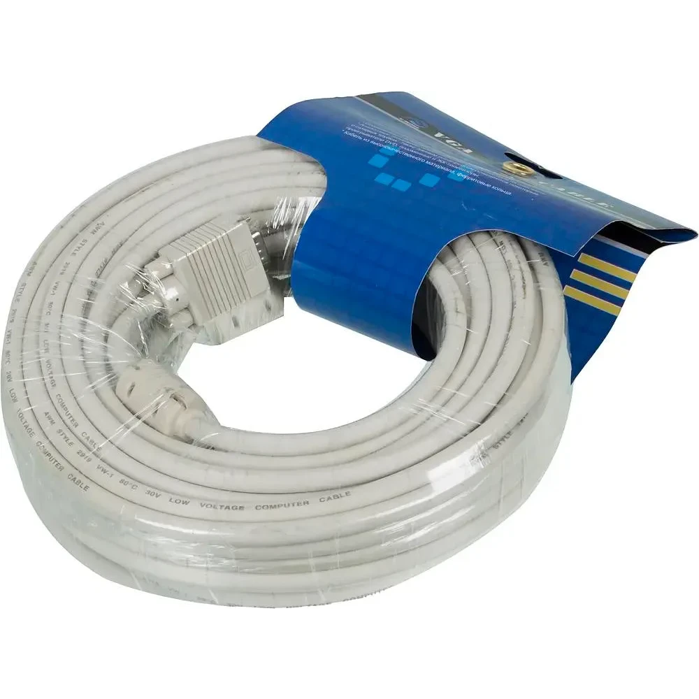 Кабель VGA (M) - VGA (M), 20м, Ningbo, CAB016S-20m - фото 2