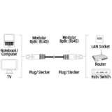 Патч-корд HAMA H-78422, 1м (00078422)