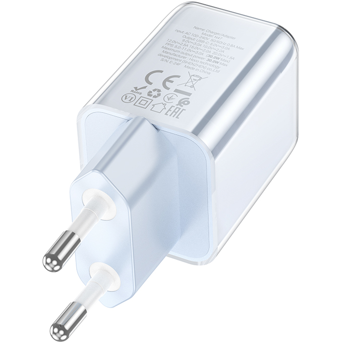 Сетевое зарядное устройство HOCO N47 Glorious - 6942007635370 - фото 2