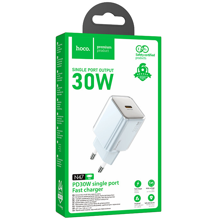 Сетевое зарядное устройство HOCO N47 Glorious - 6942007635370 - фото 4
