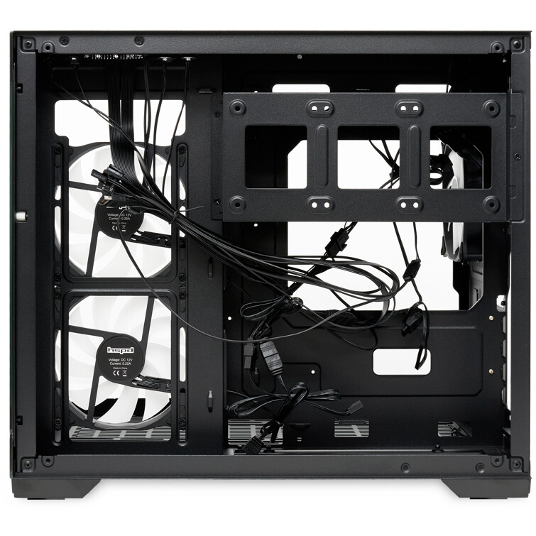 Корпус HSPD F330-TGBK-ARGB Black - фото 5