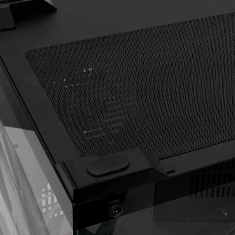 Корпус HSPD F330-TGBK-ARGB Black - фото 8