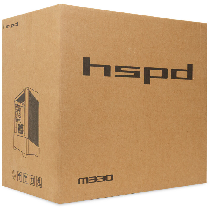 Корпус HSPD M330-TGBK-ARGB Black - фото 10