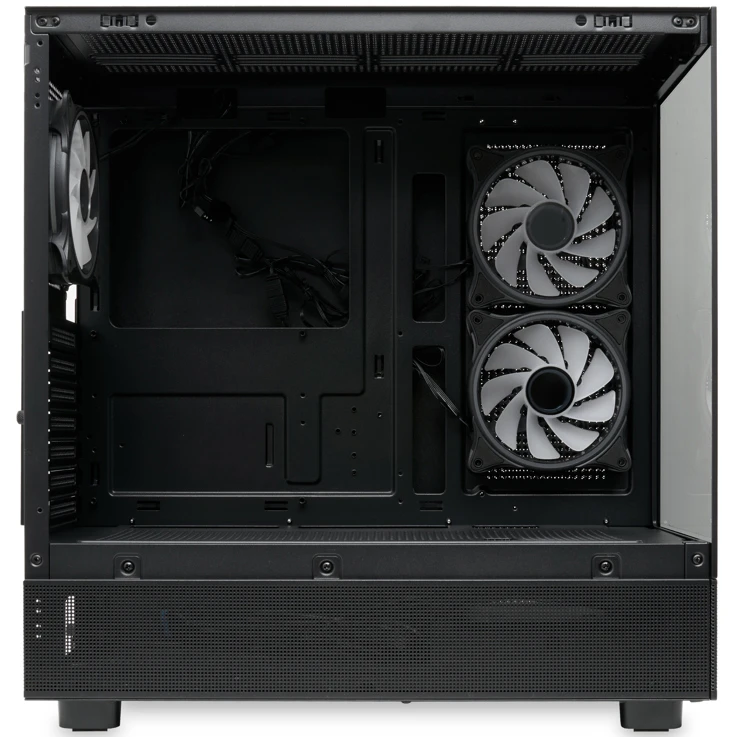 Корпус HSPD F710-TGBK-ARGB Black - фото 5