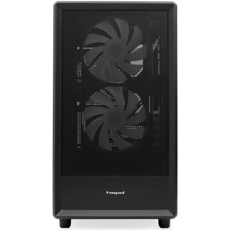 Корпус HSPD M310-TGBK-ARGB Black - фото 4