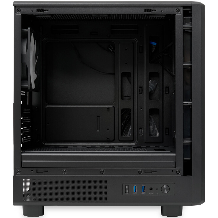 Корпус HSPD M310-TGBK-ARGB Black - фото 5