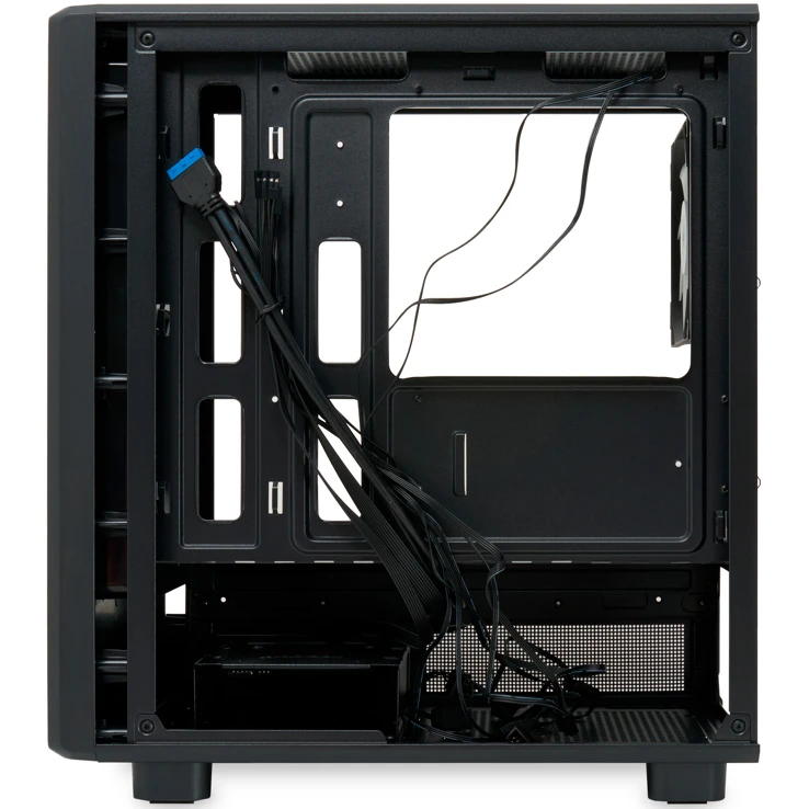 Корпус HSPD M310-TGBK-ARGB Black - фото 6