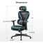Игровое кресло Eureka Norn Blue (GC06-BU) - ERK-GC06-BU - фото 4