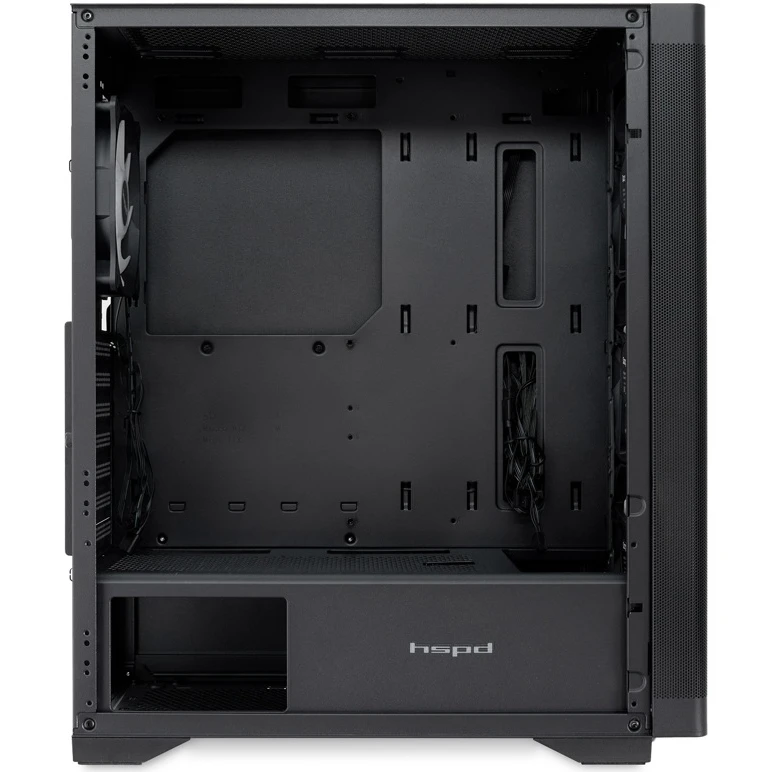 Корпус HSPD M520-TGBK-ARGB Black - фото 5