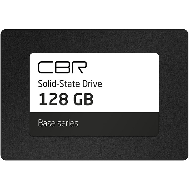 Накопитель SSD 128GB CBR Base (SSD-128GB-2.5-BS24b) OEM