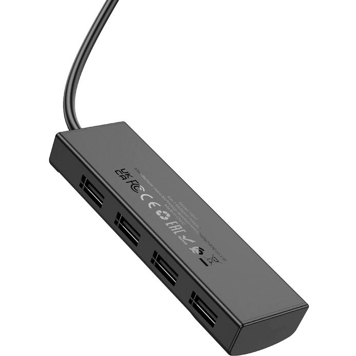 USB-концентратор HOCO HB41 Black - фото 3