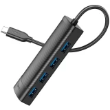 USB-концентратор HOCO HB41 USB-C Black