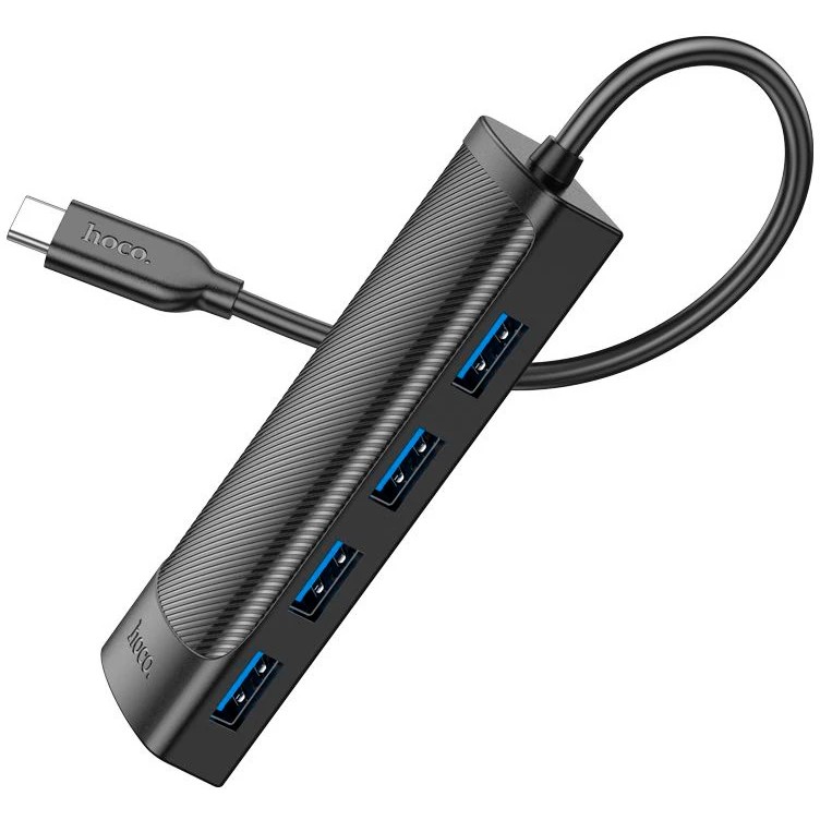USB-концентратор HOCO HB41 USB-C Black - фото 2